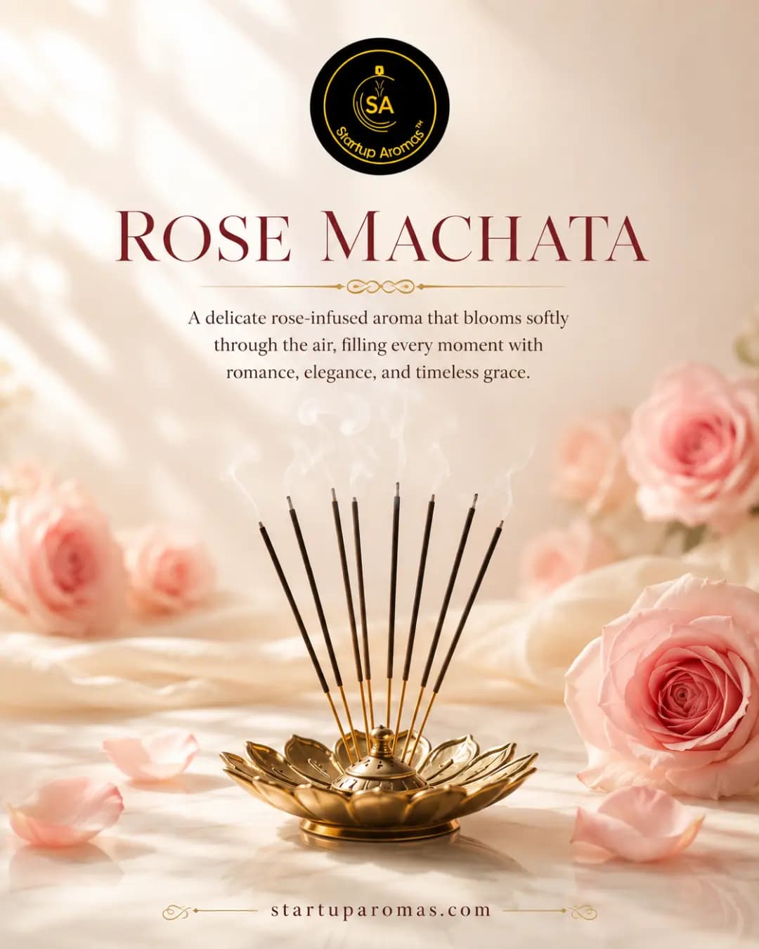 Rose Machata - Agarbatti - 20 Sticks / Pkt image