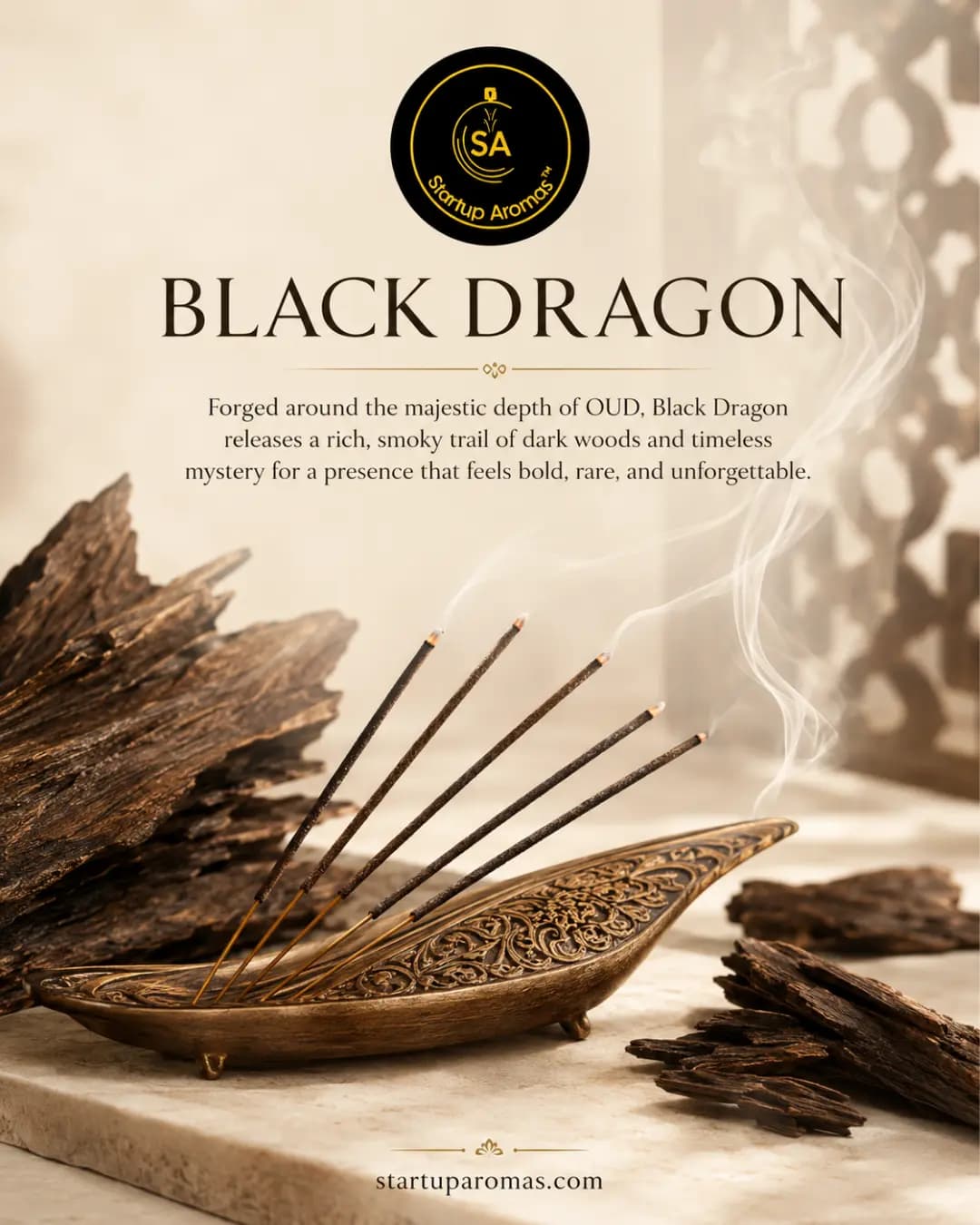Black Dragon - Agarbatti - 20 Sticks / Pkt image