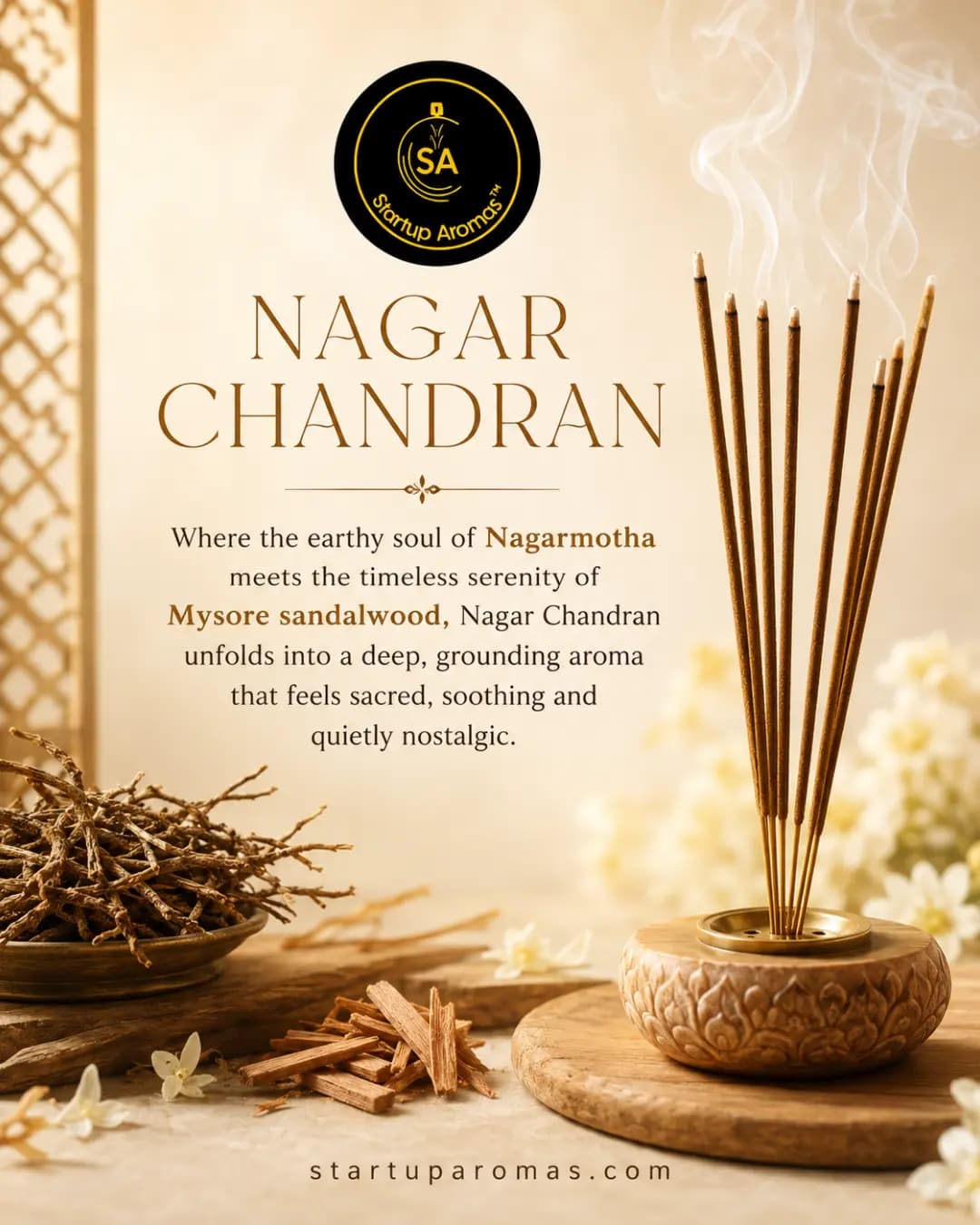 Nagar Chandran - Agarbatti - 20 Sticks / Pkt image