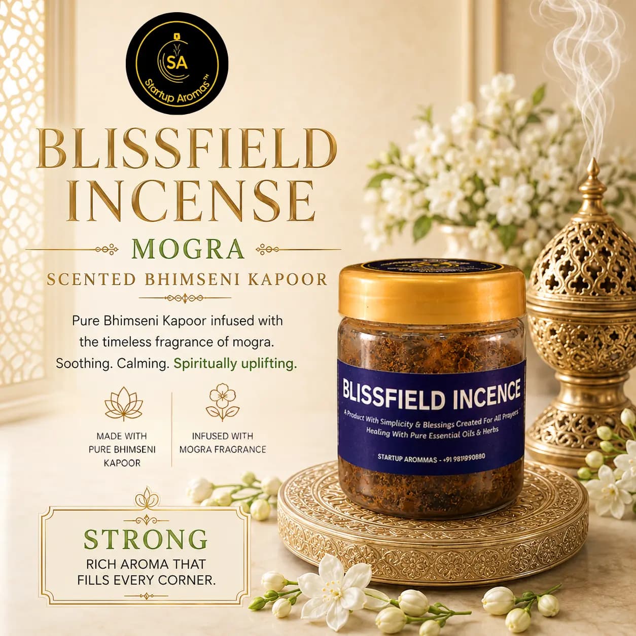 Blissfield kapur Mogra - 50gms  image