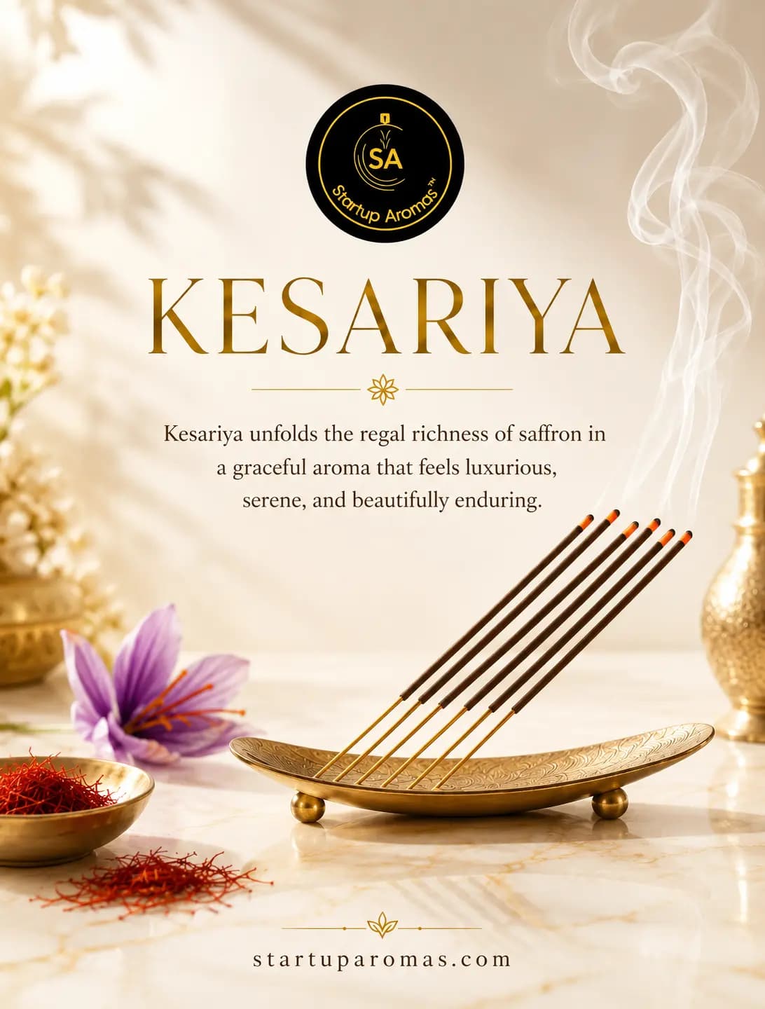 Kesariya Agarbatti - 20 Sticks / Pkt image